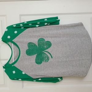 Clover Shamrock Baseball Style Shirt